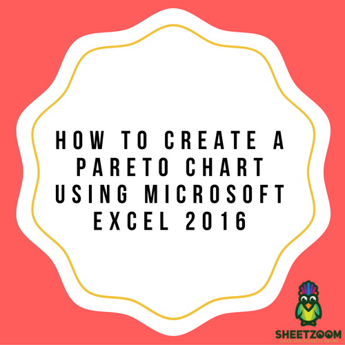 How To Create A Pareto Chart Using Microsoft Excel 2016